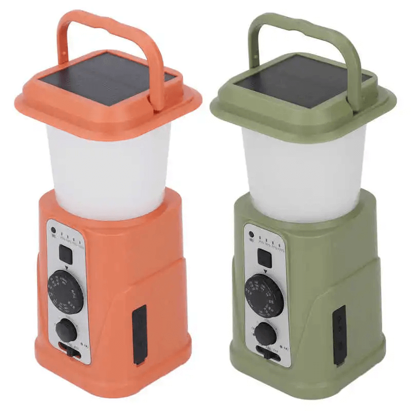 EVERGLOW - Multifunktionell Campinglampa med Solcell