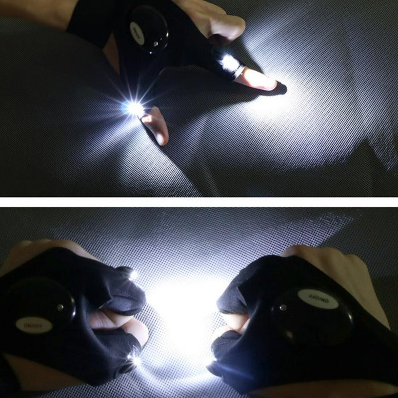 CALLICARPA - Fingerless LED Glove - Compass Nature