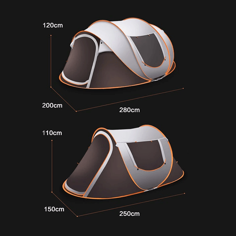 CANOPY - Pop up-tält PU 2000mm 4-5 personer