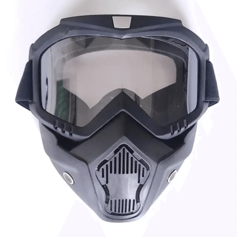 ZEPHYRGEAR - Sportmask med Avtagbara Glasögon