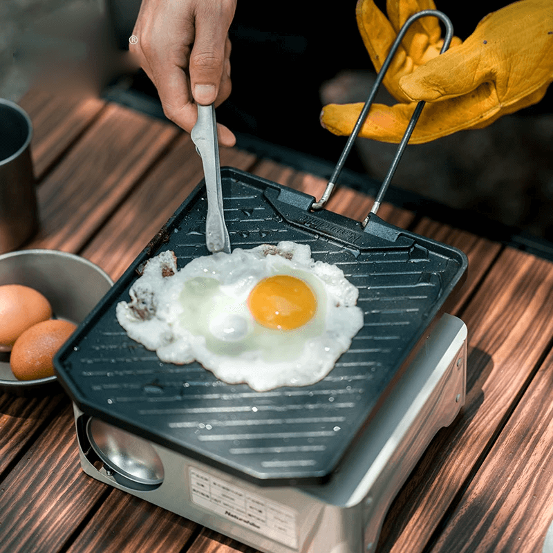 GROVEGRILL - Grillplatta för Camping