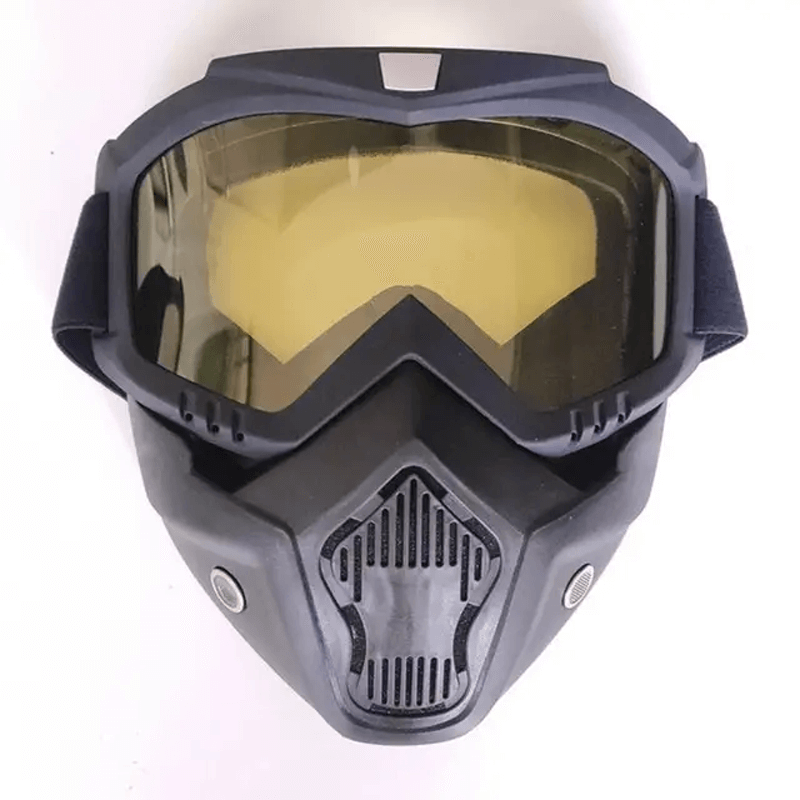 ZEPHYRGEAR - Sportmask med Avtagbara Glasögon