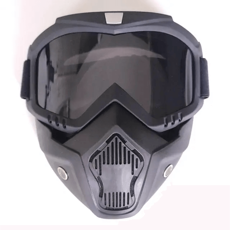 ZEPHYRGEAR - Sportmask med Avtagbara Glasögon