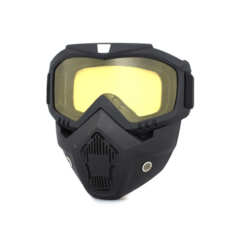 ZEPHYRGEAR - Sportmask med Avtagbara Glasögon