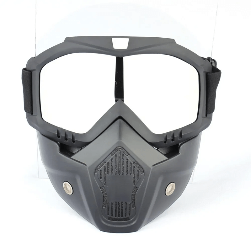 ZEPHYRGEAR - Sportmask med Avtagbara Glasögon