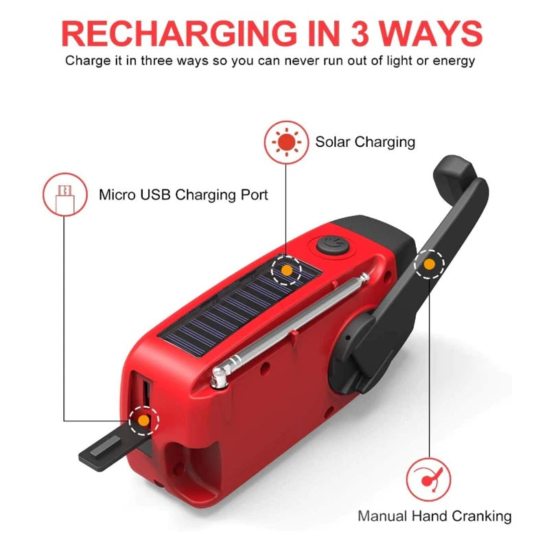 REDWOOD - 2000mAh Emergency Radio - CompassNature