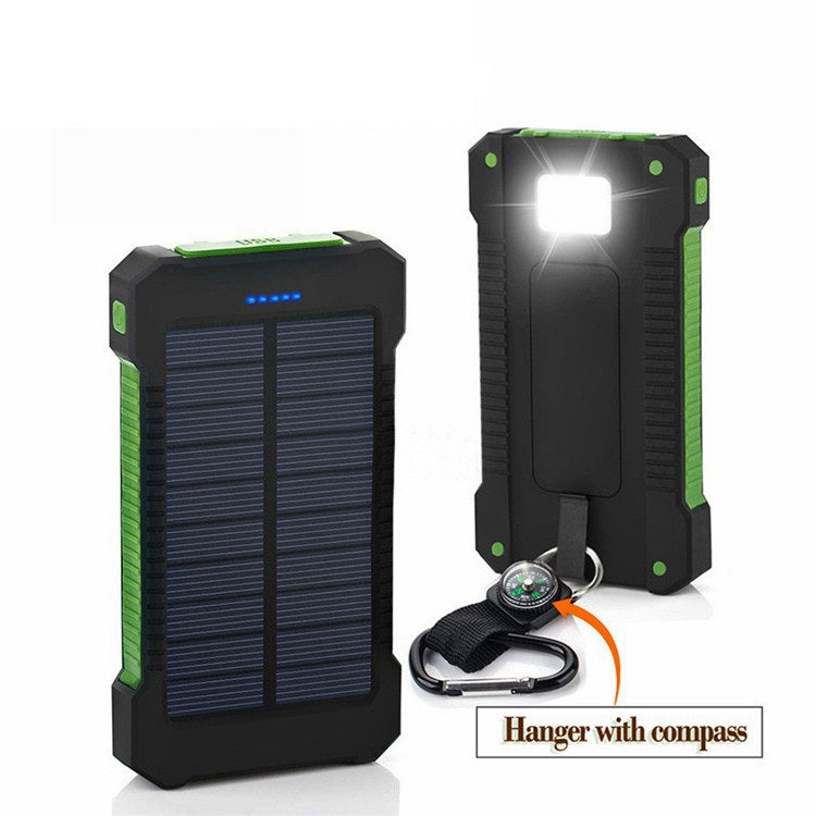 GRAHAM - 10 000mAh Solar Power Bank - Compass Nature